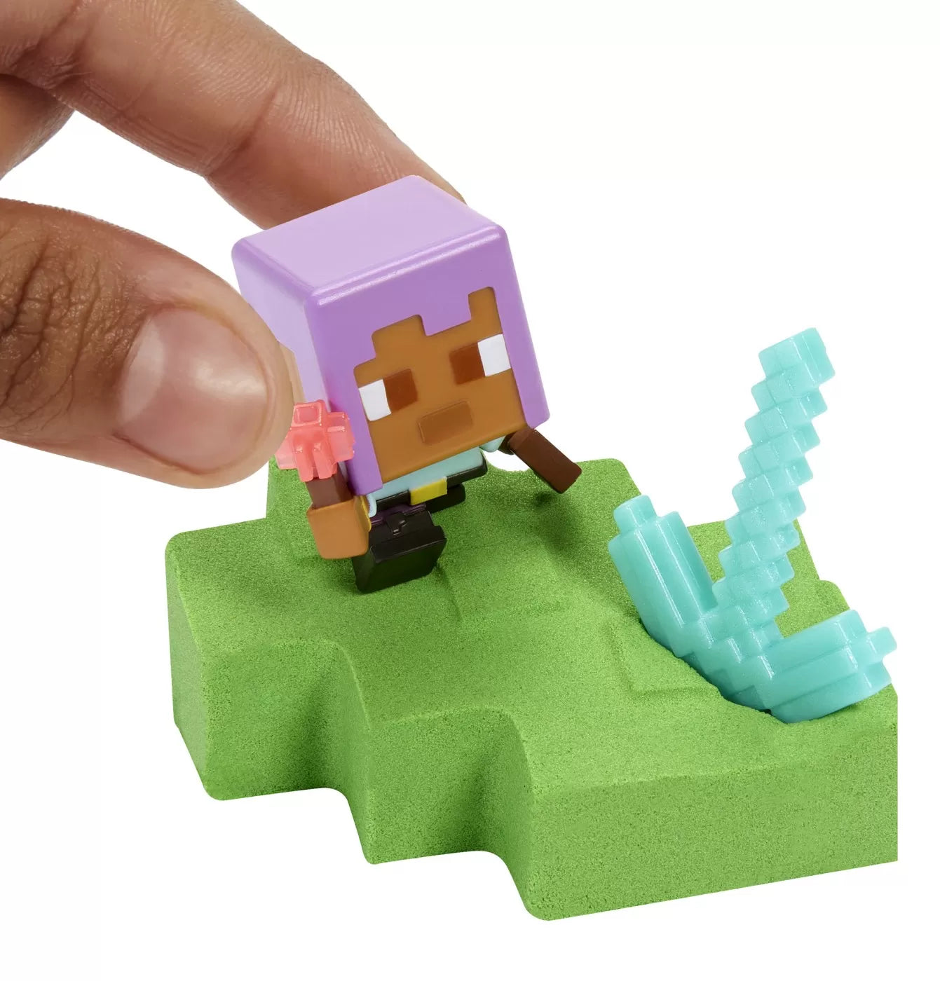 Minecraft mini módú türkiz bányafelfedező készlet
