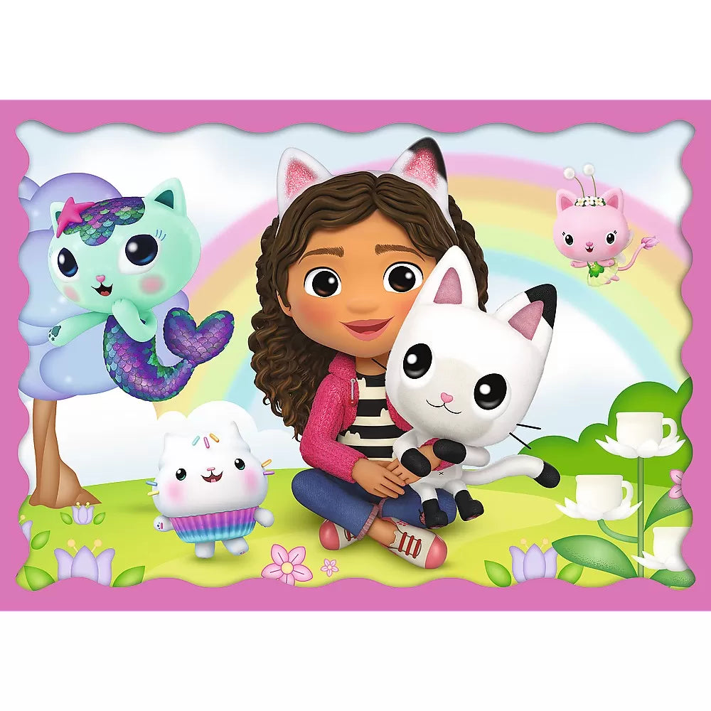 Puzzle trefl 4in1 gabbys dollhouse aventurile lui gabby