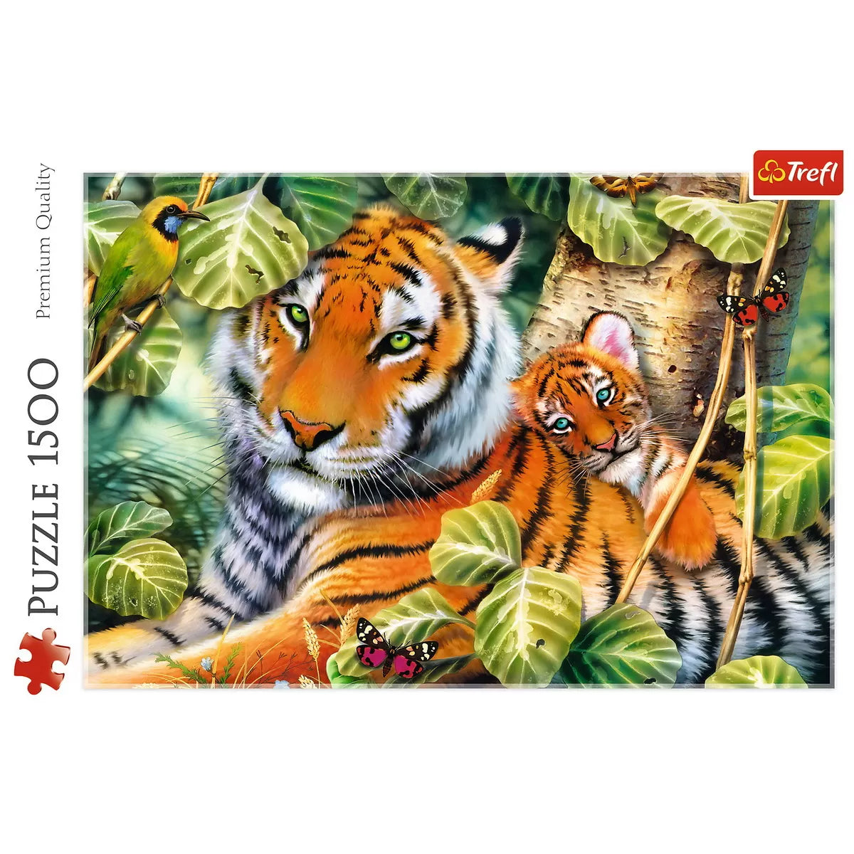 Puzzle trefl 1500 bengáli tigris az esőerdőben