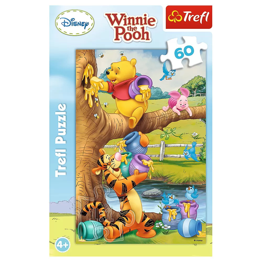 puzzle trefl 60 winnie the pooh toti la treaba