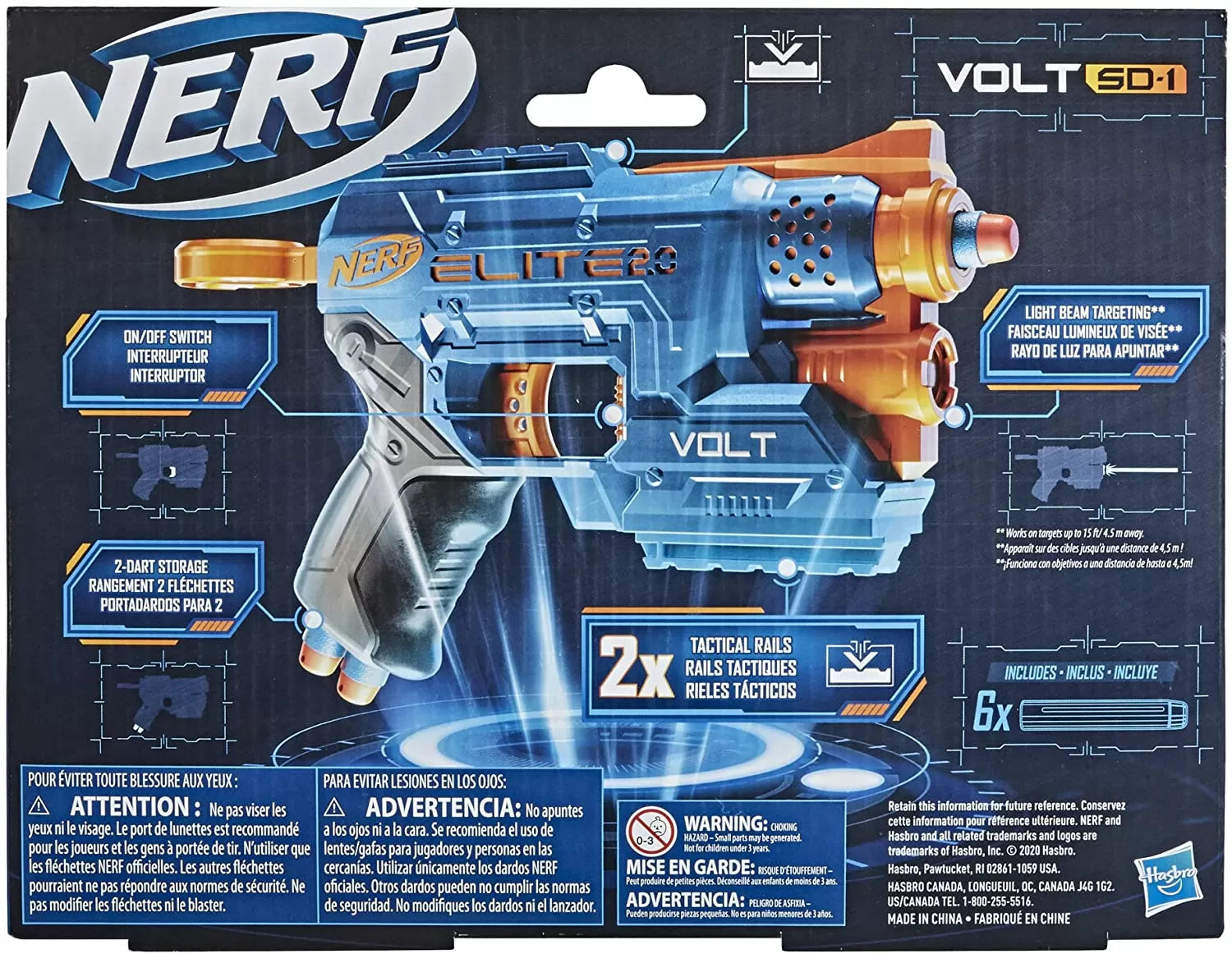 nerf elite 2.0 blaster volt sd1