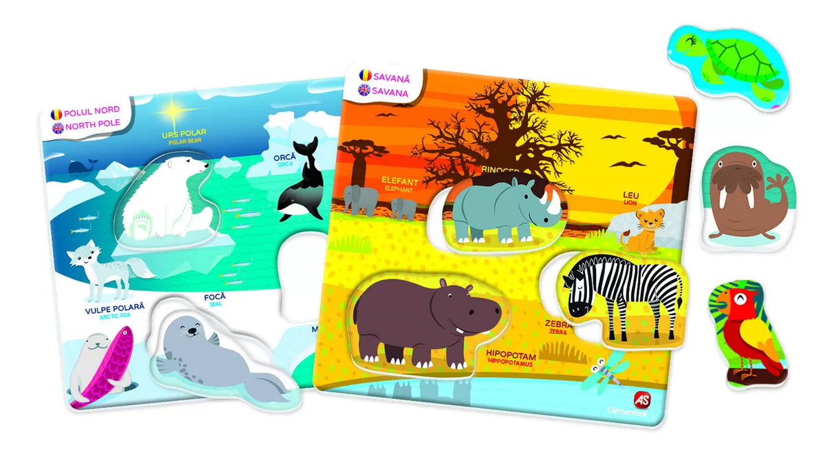 joc educativ agerino animalutele si habitatele lor
