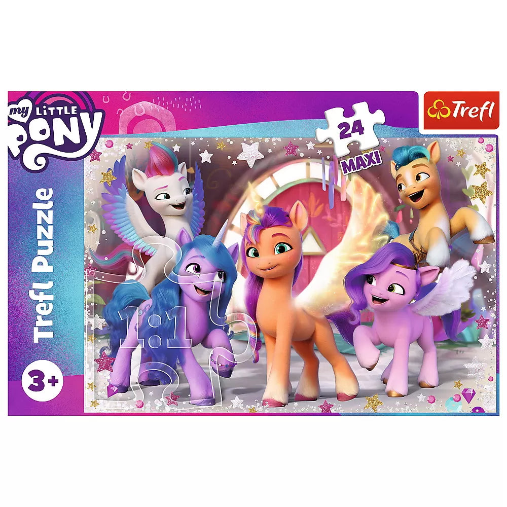 Puzzle trefl 24 maxi my little pony - bucuria poneilor