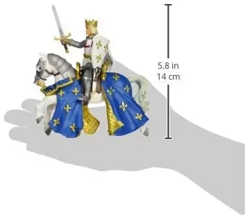 Papo figurina saint louis pe cal