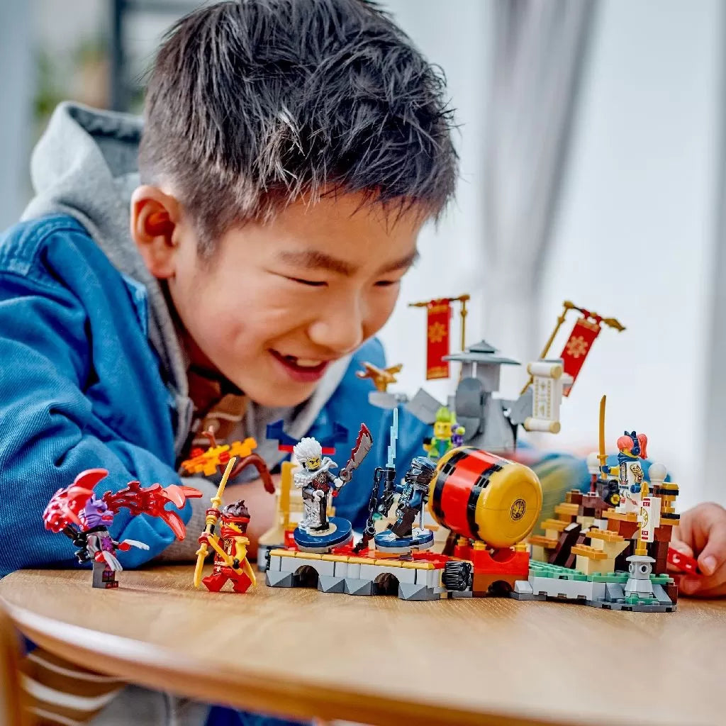 Lego ninjago arena de lupta de la turneu 71818