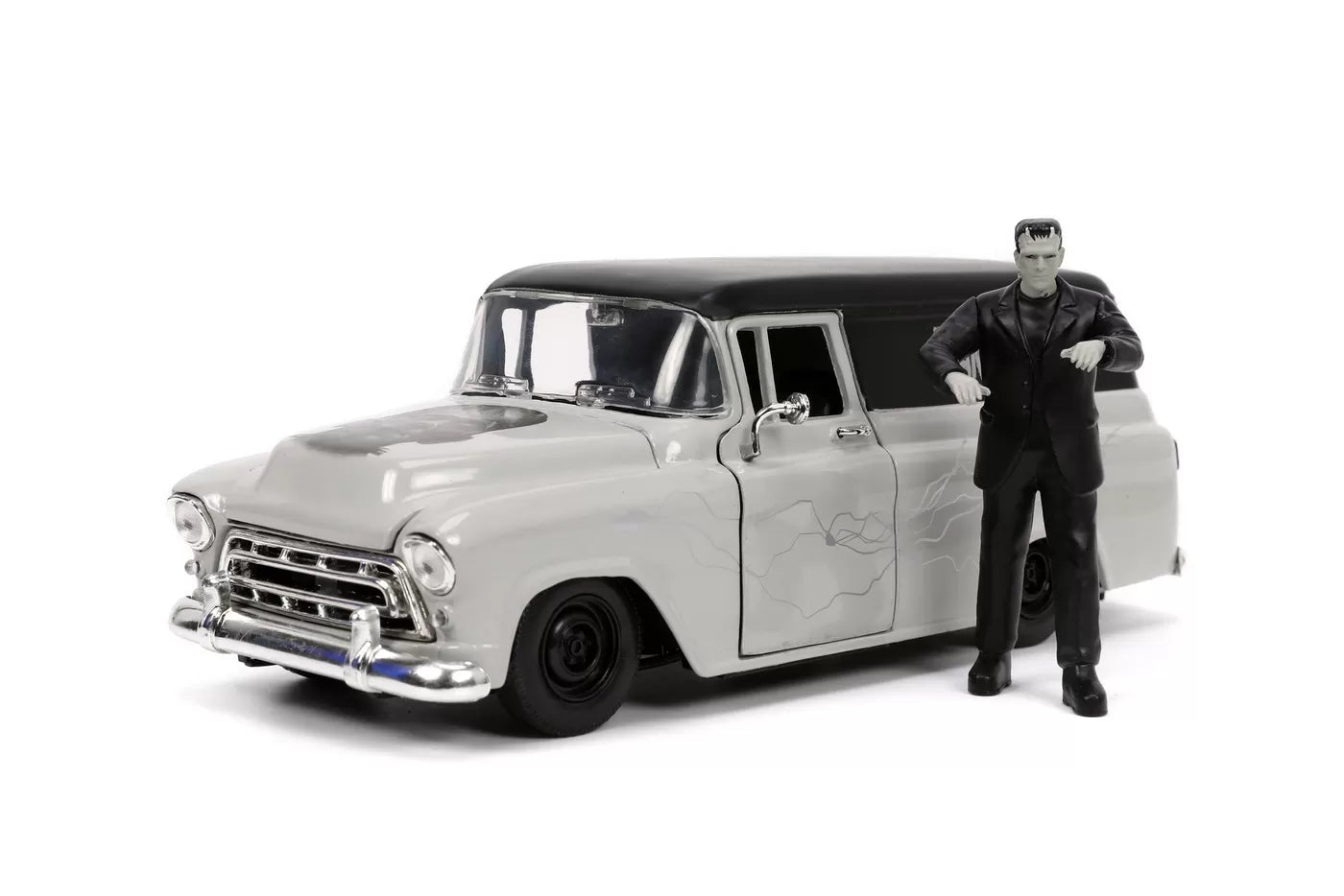 1957-es Chevy Suburban és Frankenstein figurakészlet
