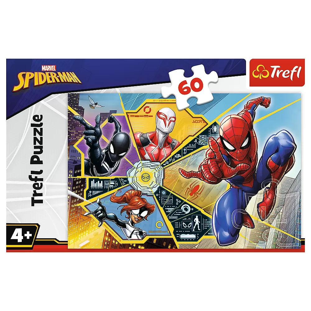 Puzzle trefl 60 pókember pókháló