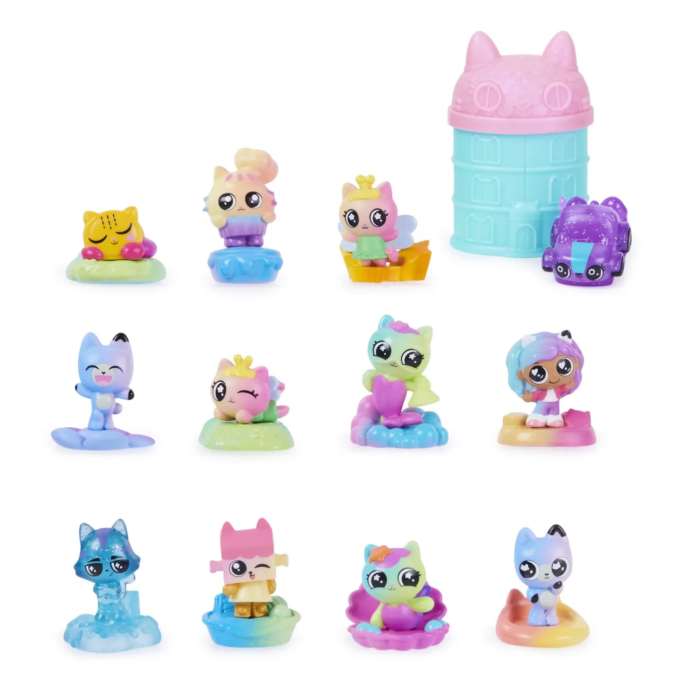 Gabby babaház szett 12 mini figura