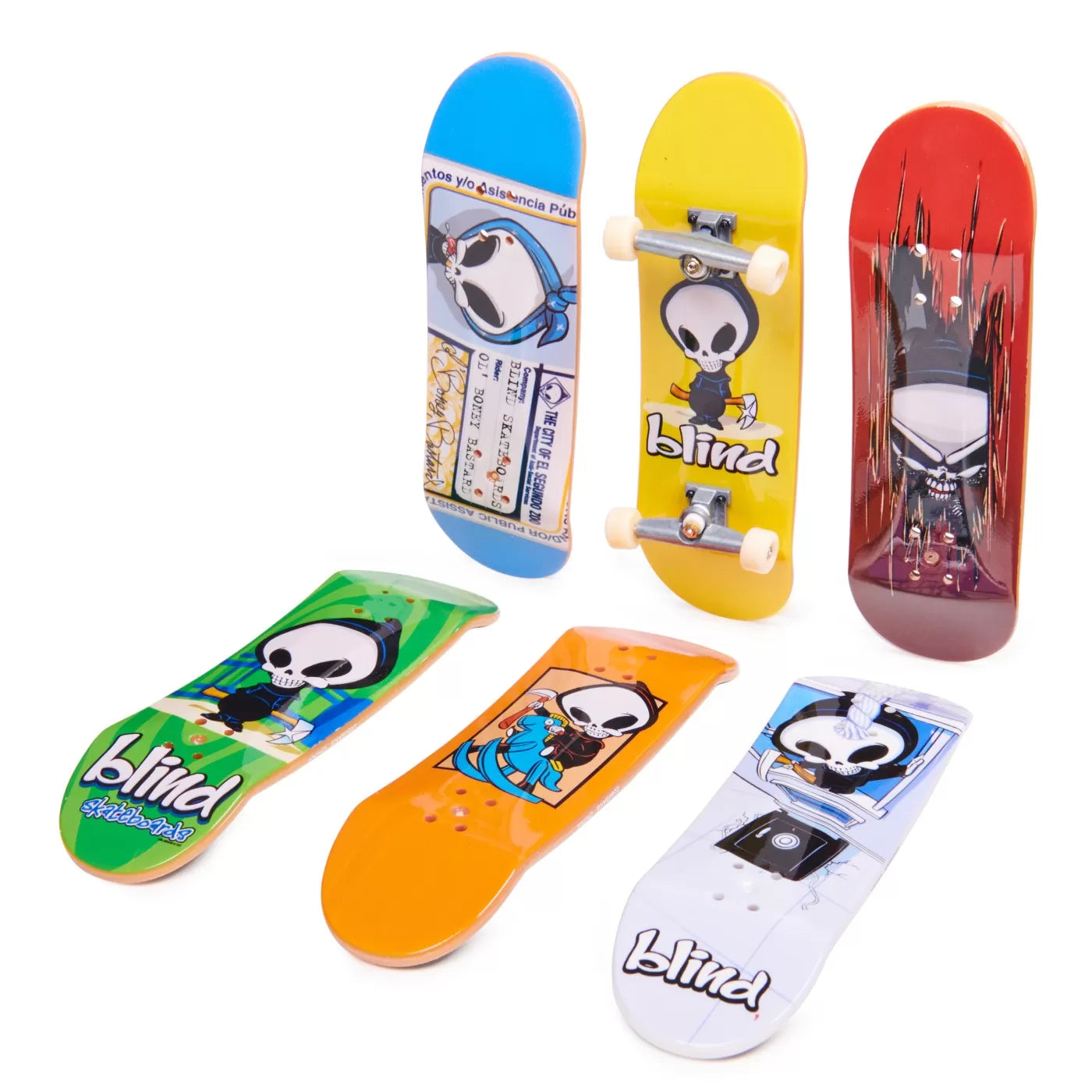 6 darabos Tech deck szett fogólap vak kiegészítőkkel