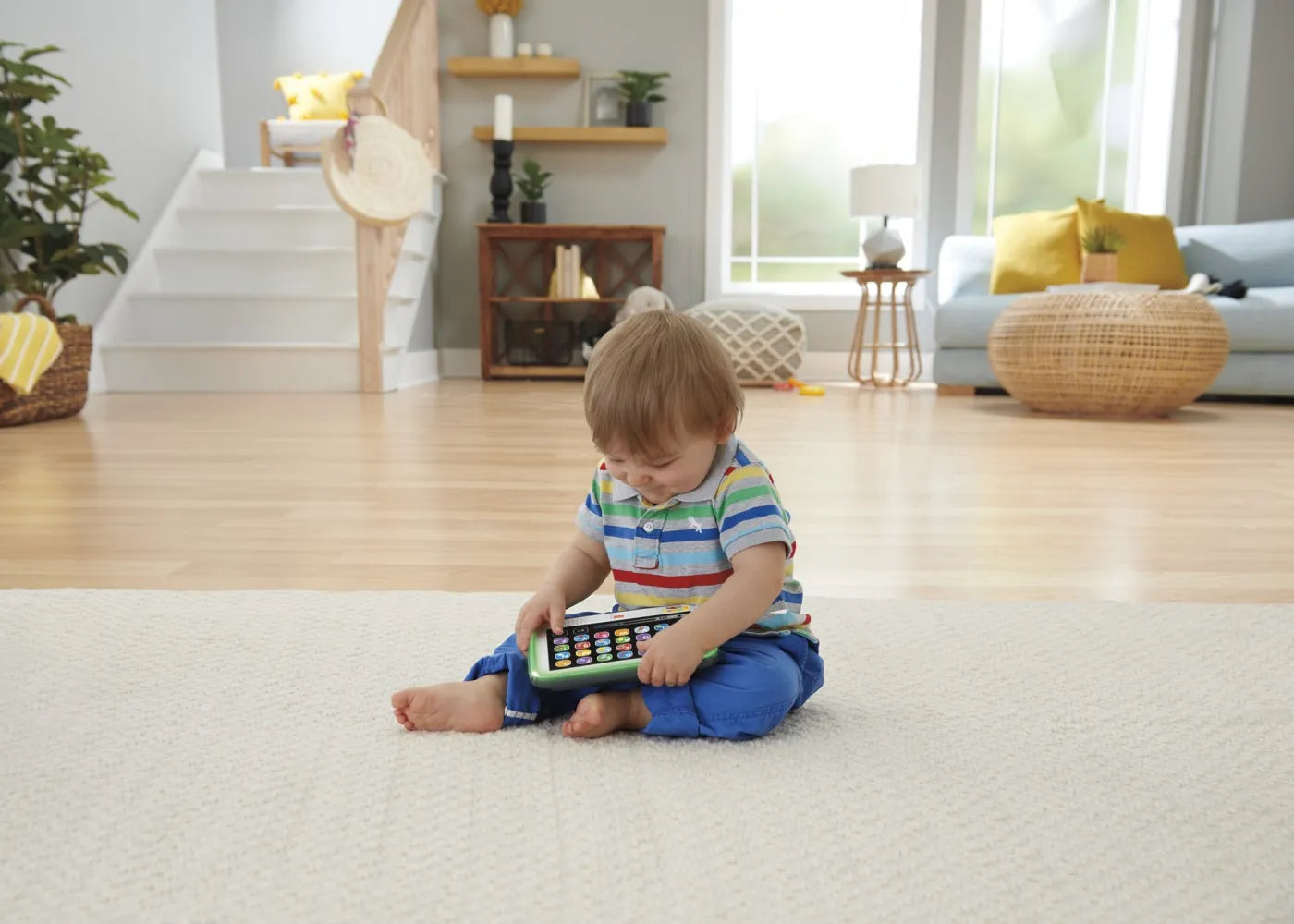 Fisher price laugh learn tableta smart cu 3 niveluri de dezvoltare limba romana