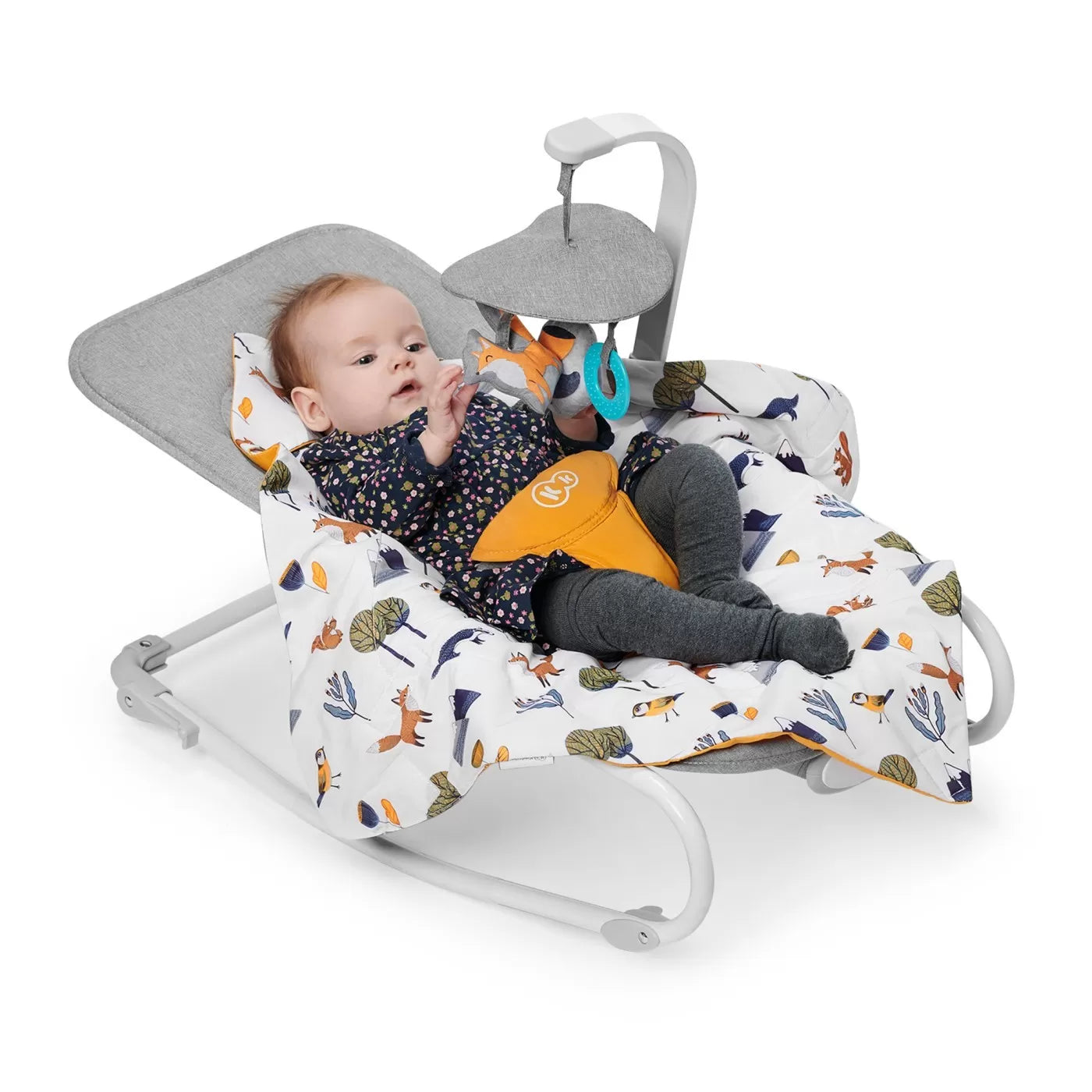 Sezlong 3 in 1, kinderkraft felio 2, forest yellow
