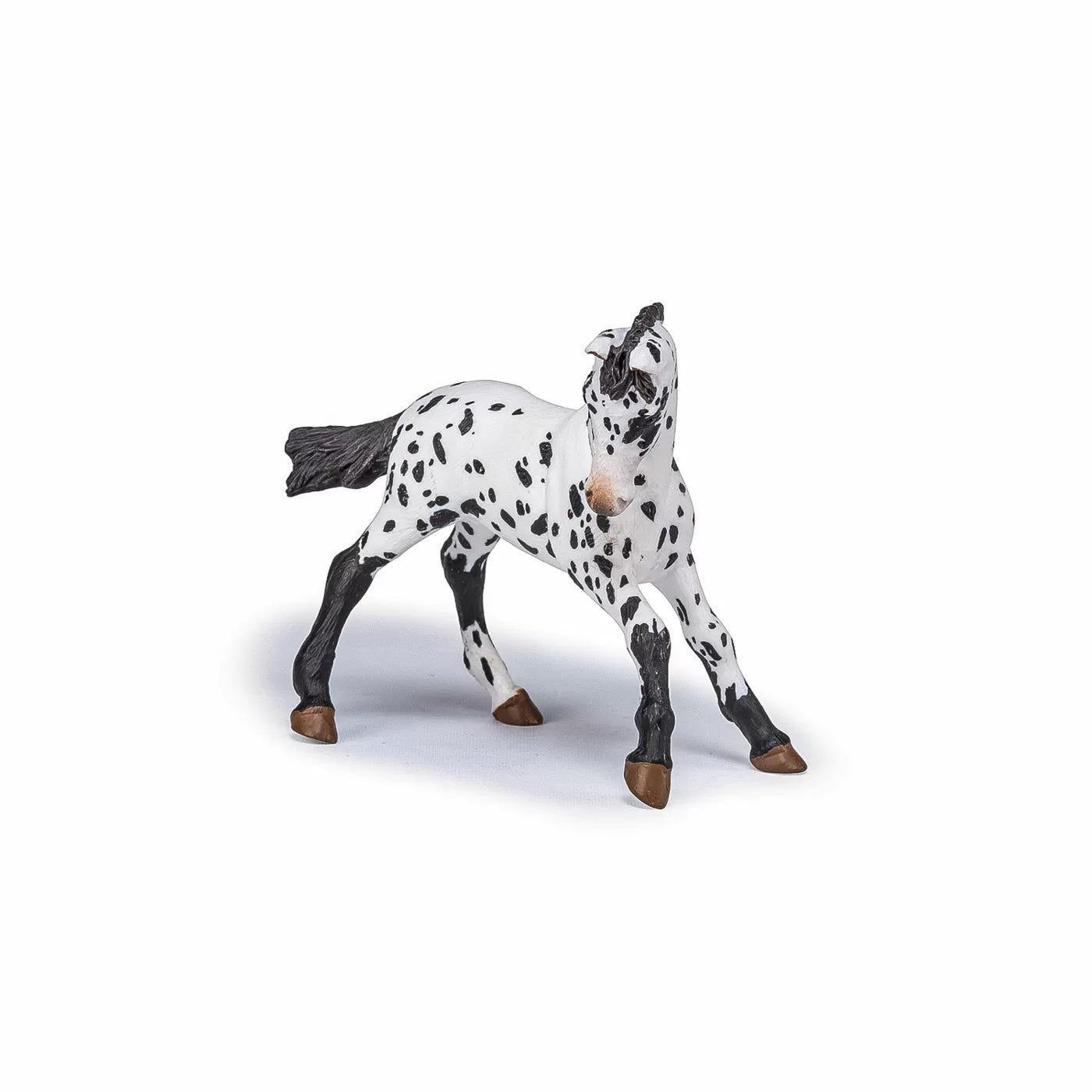 Papo figurina manz appaloosa negru