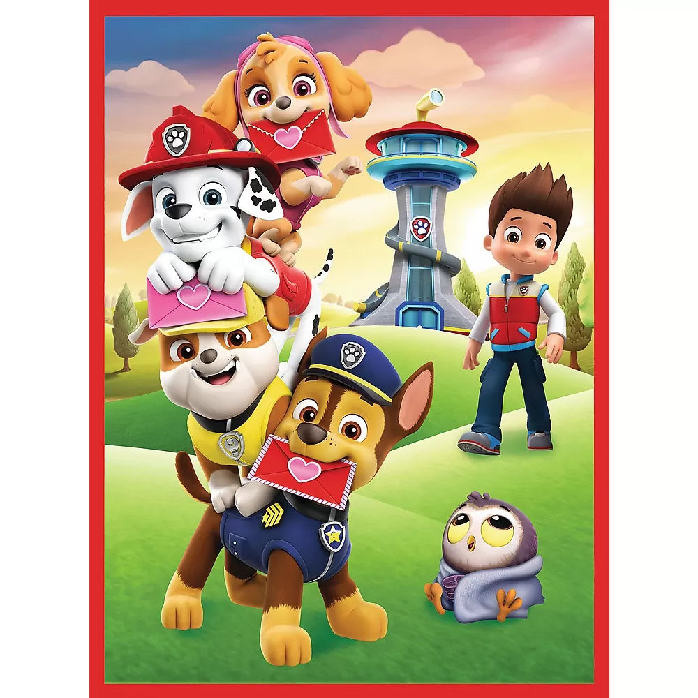 Puzzle trefl 2in1 memo patrula catelusilor echipa in actiune