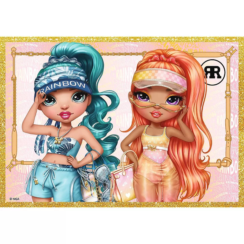 Puzzle trefl 10in1 rainbow high papusile fashion