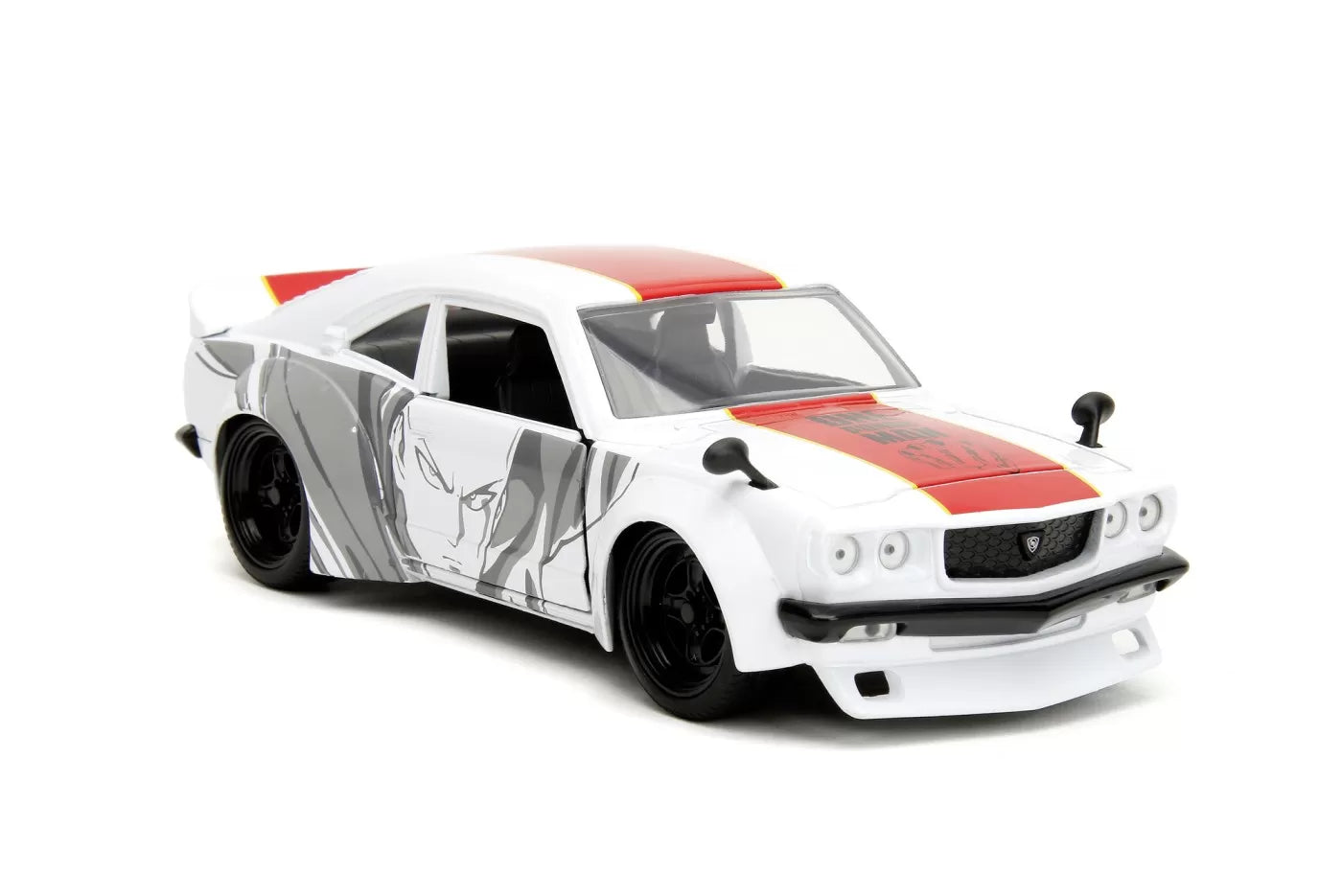 Jada One Punch Man fém autó Mazda RX 3 és Saitama figura szett