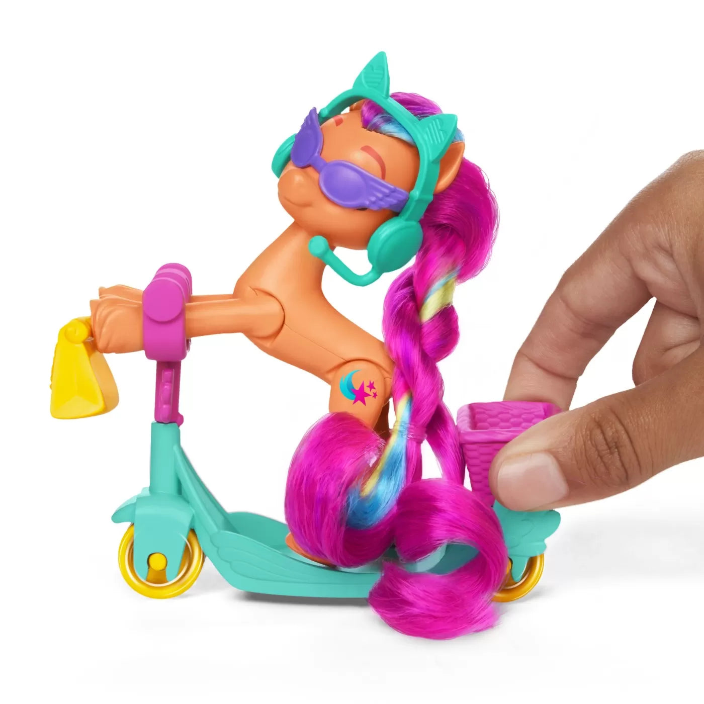 My little pony sunny starscout pe scooter set figurina si 4 accesorii
