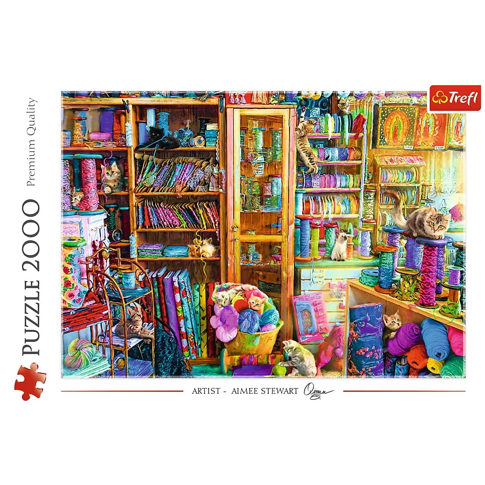 Puzzle trefl 2000 cicaparadicsom