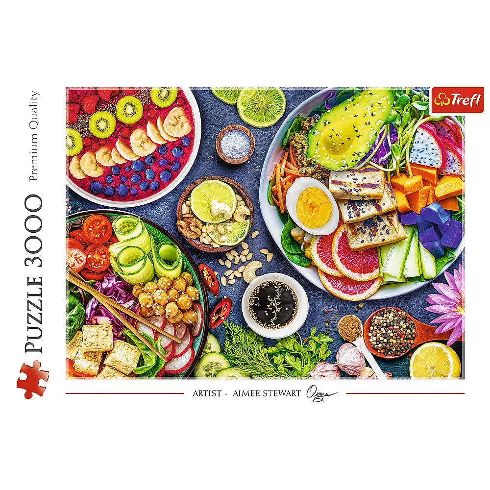 Puzzle trefl 3000 bolul colorat