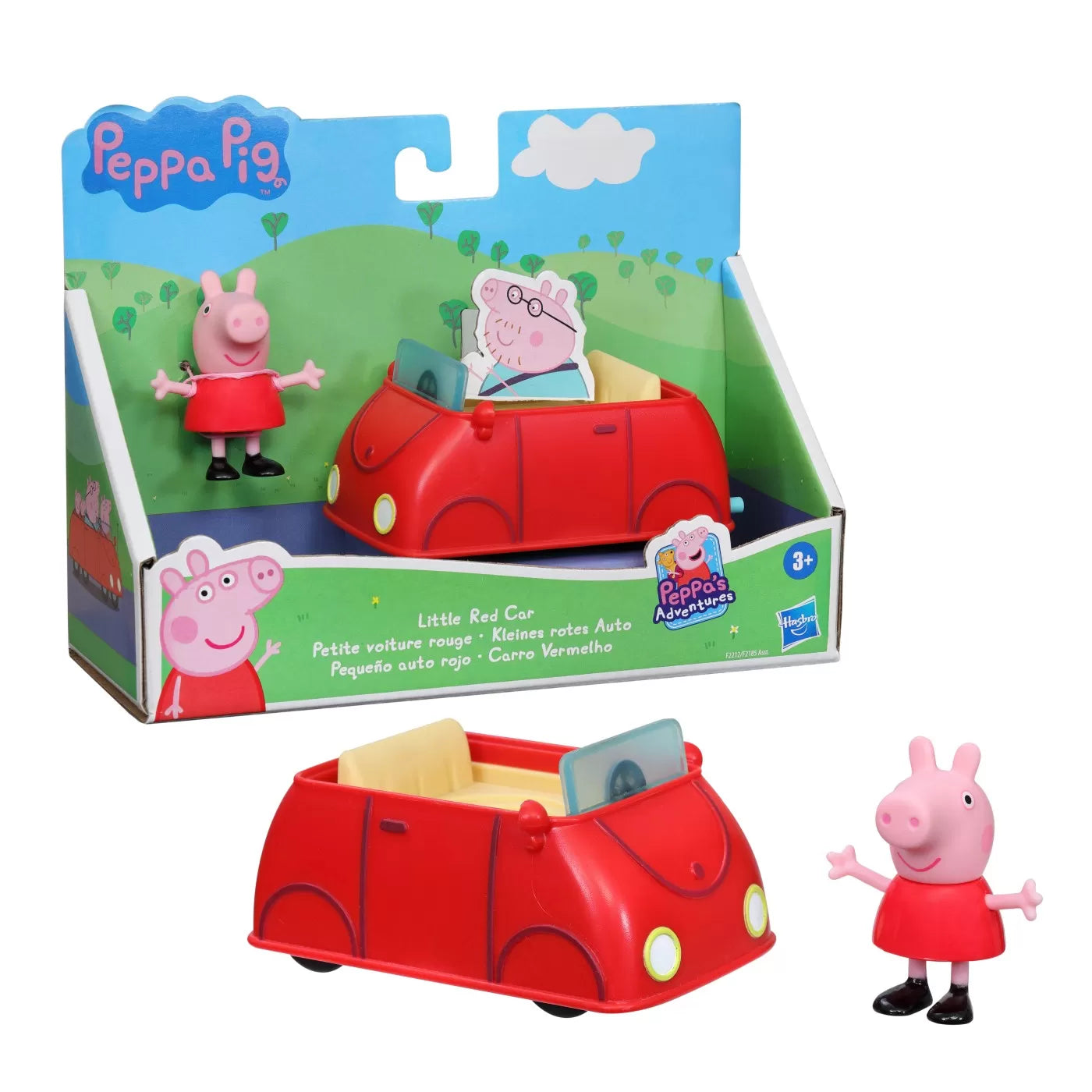 Peppa malac jármű kis piros autófigurával