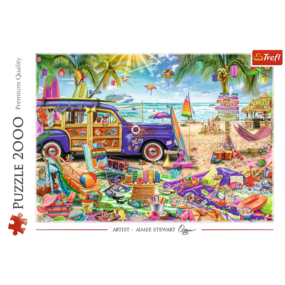 Puzzle trefl 2000 trópusi vakáció