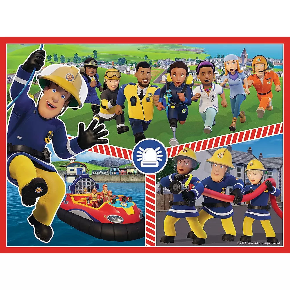Puzzle trefl 2in1 memo pompierul sam echipa pompierilor