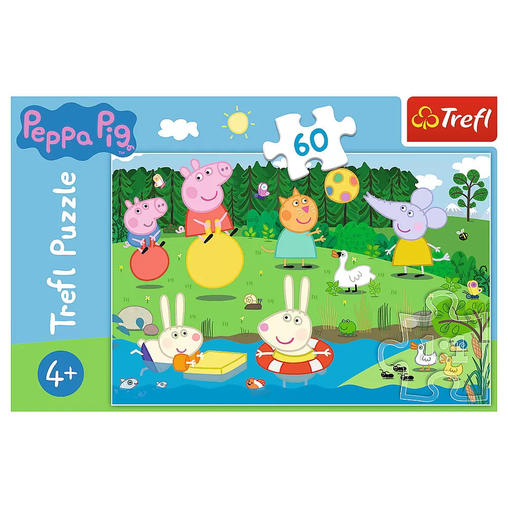 Peppa malac 60 darabos puzzle, móka a vakáción