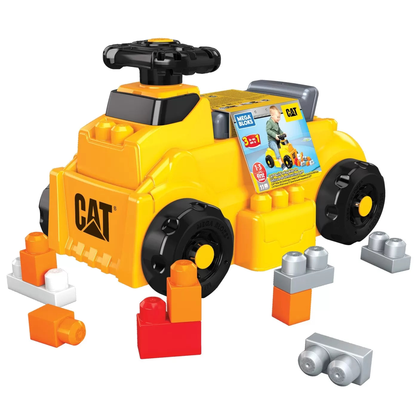 Mega Bloks építőipari jármű macska 10 darabos