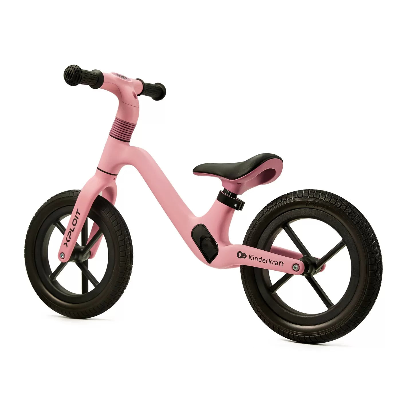 Bicicleta fara pedale kinderkraft xploit, bubblegum pink