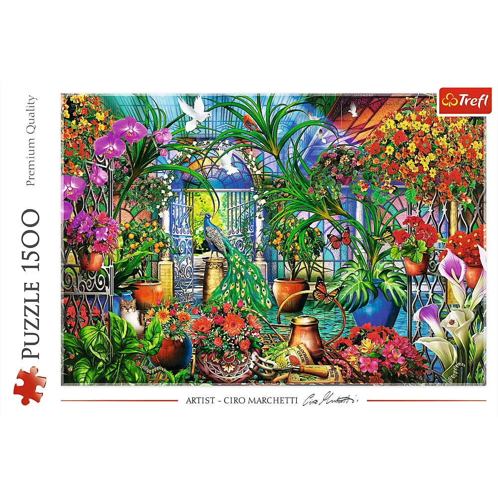 Puzzle trefl 1500 titkos kert