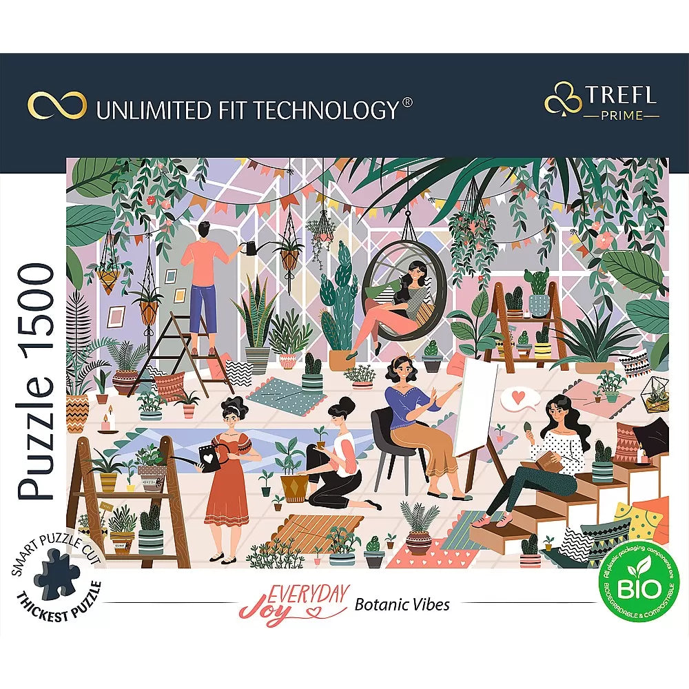 Puzzle Trefl UFT 1500 botanikus hangulat