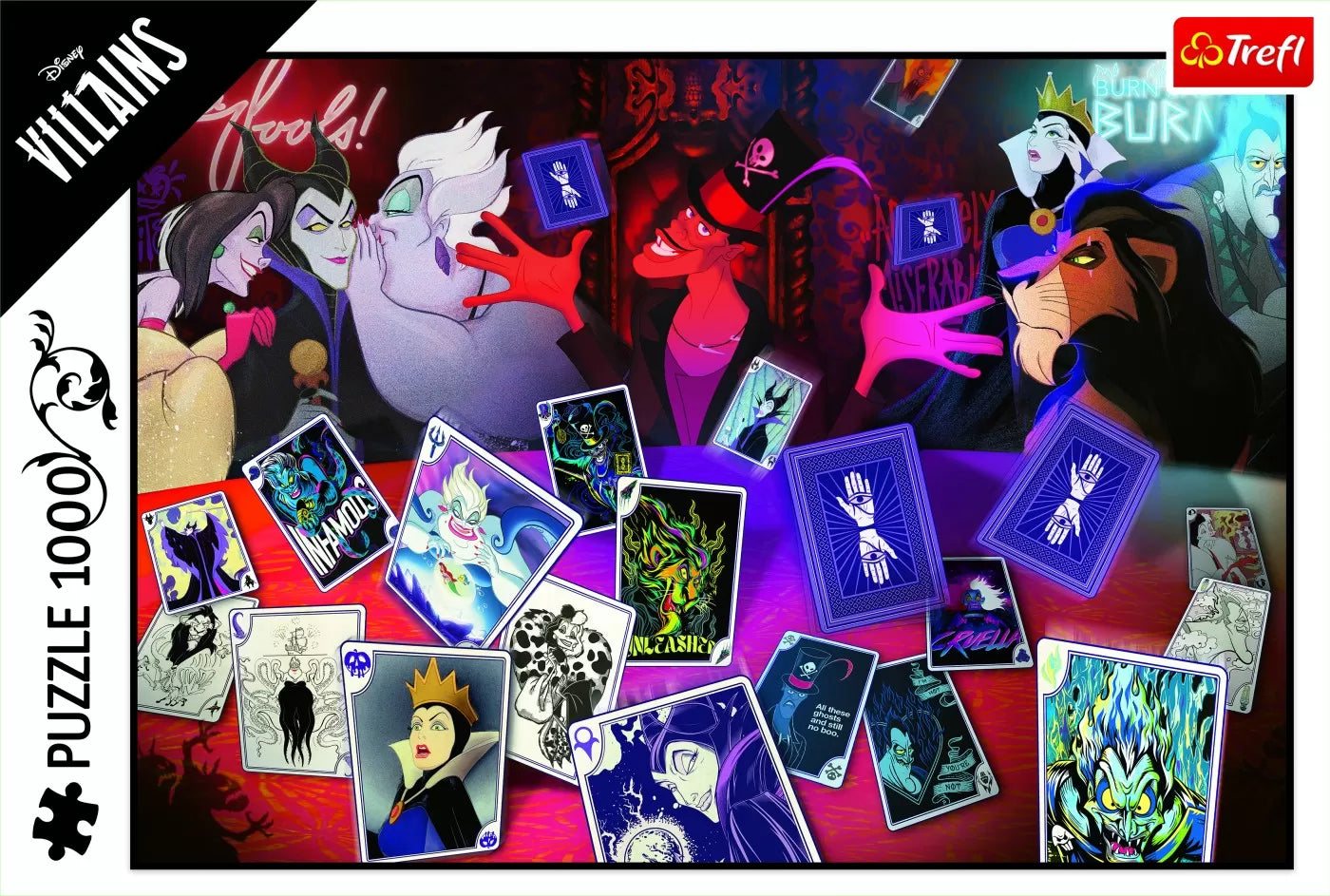 Puzzle trefl 1000 disney villains doar cartile bune