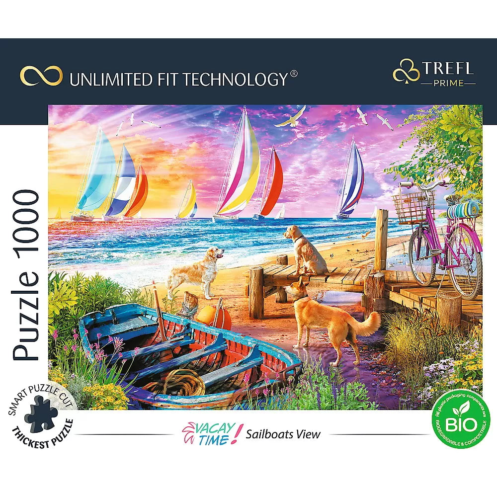 Puzzle trefl uft 1000 barcile pe mare