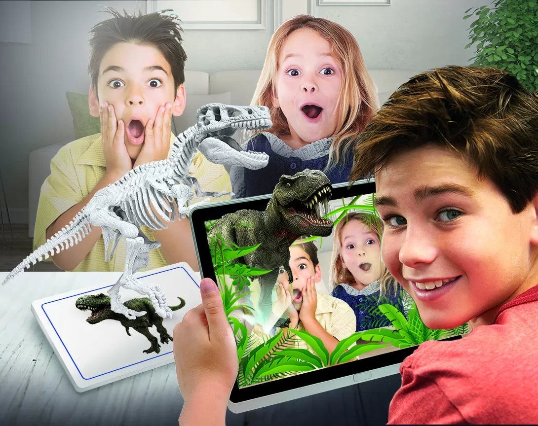 Descopera dinozaurul t-rex