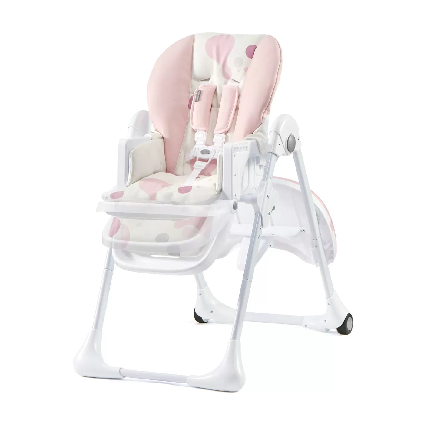 Scaun de masa kinderkraft yummy pliabil, pink