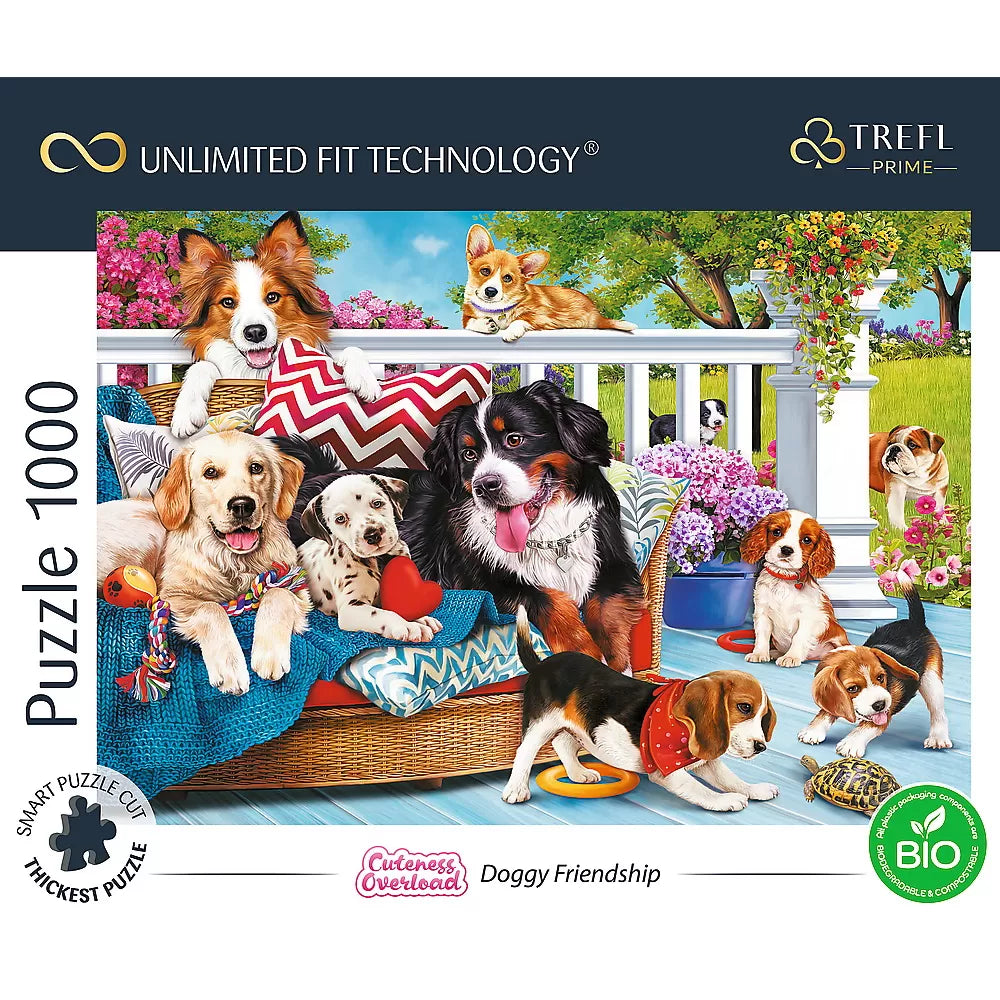 Puzzle trefl uft 1000 prietenia catelusilor