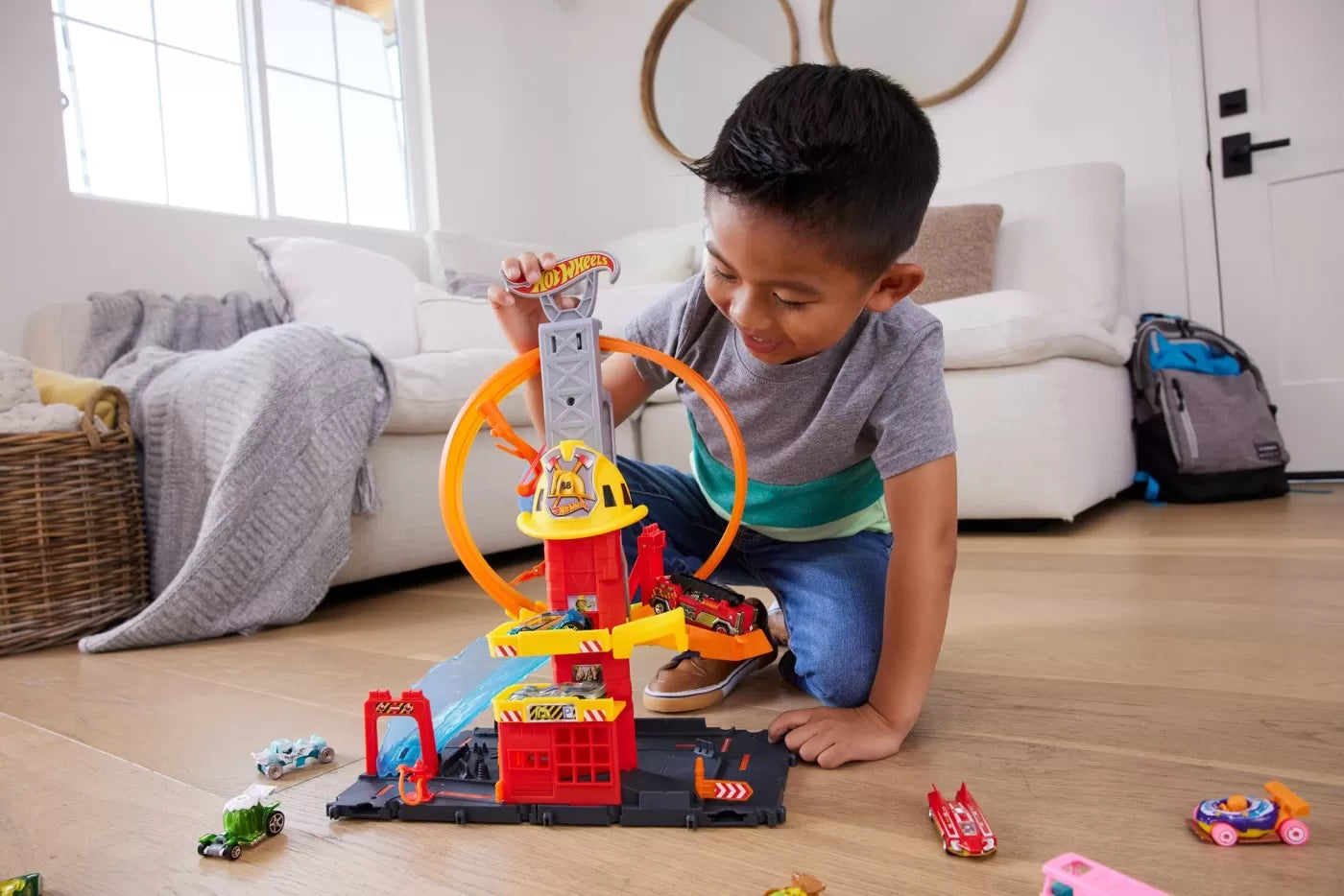 Hot Wheels Super Loop tűzoltóság