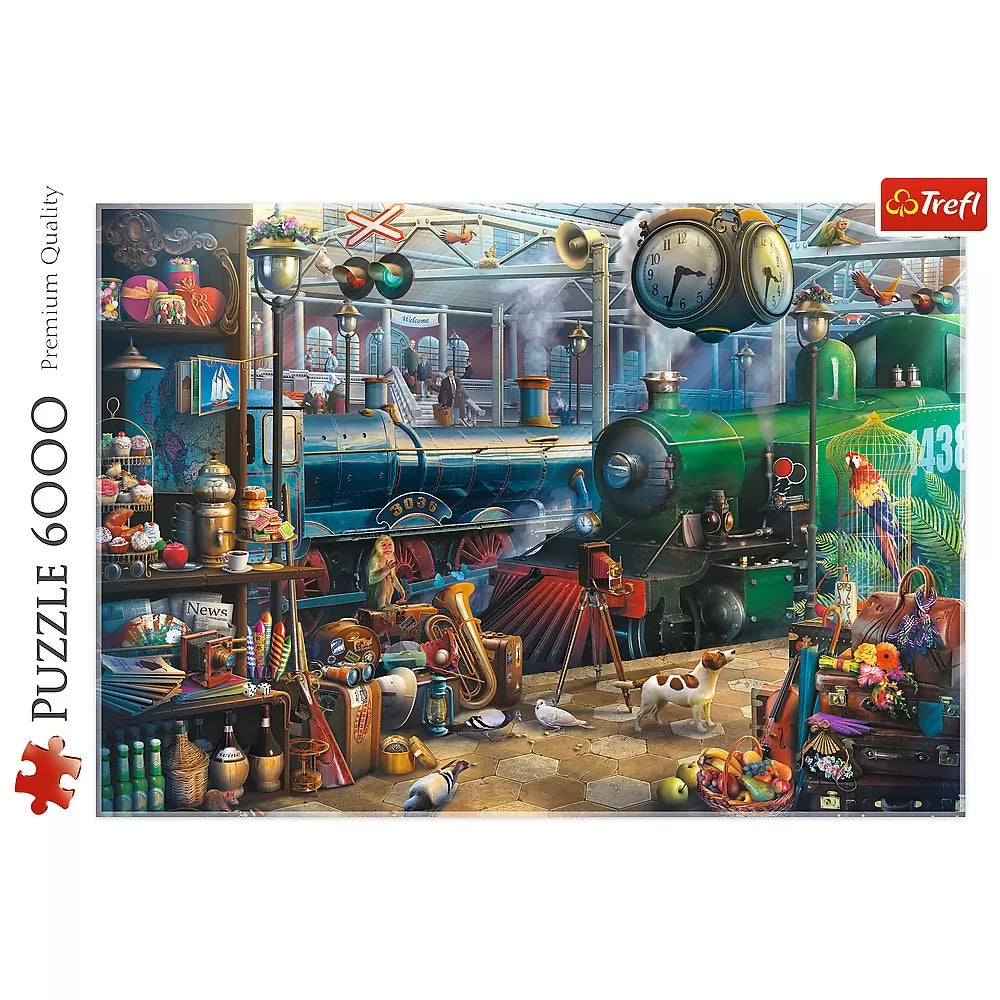 Puzzle trefl 6000 a vasútállomás