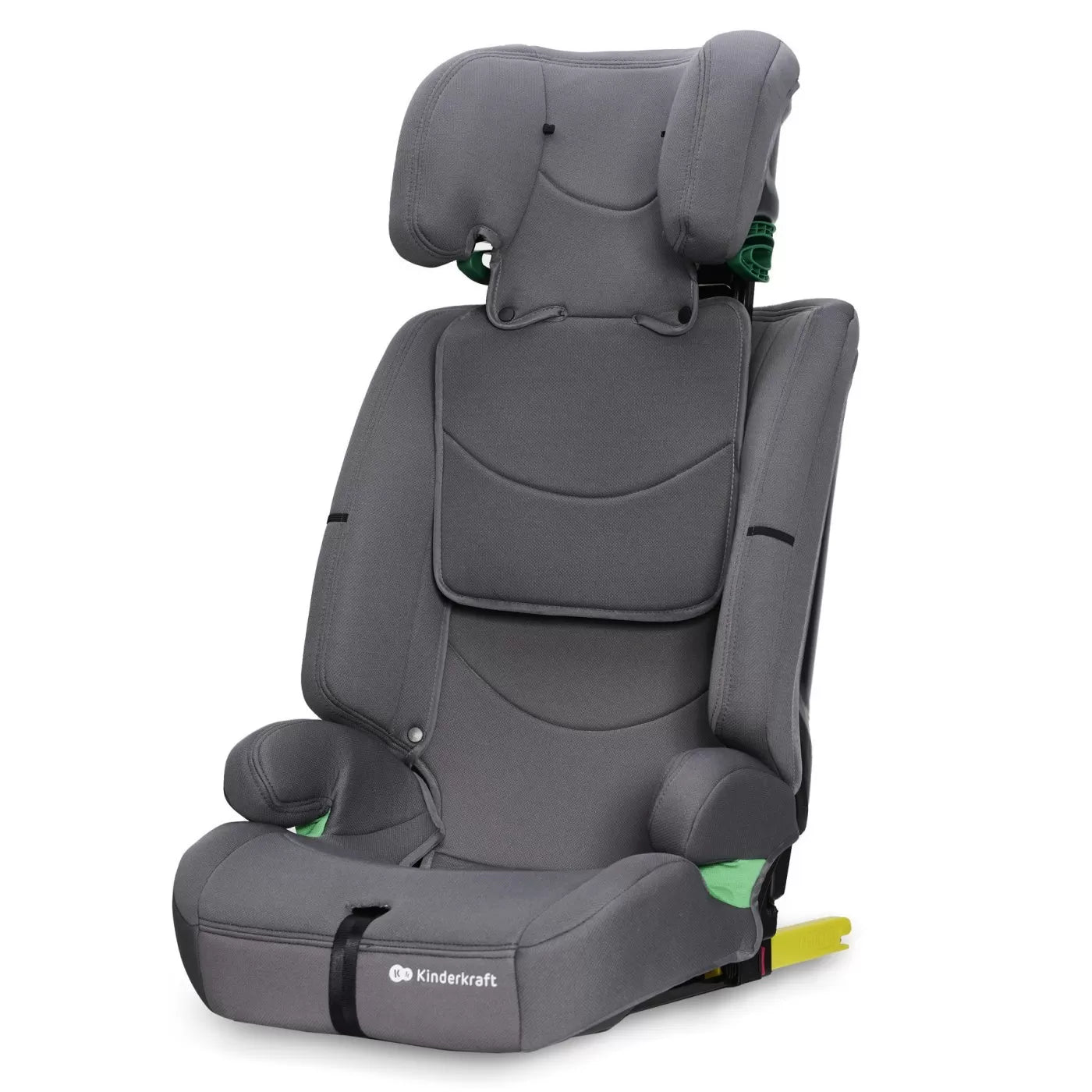 Scaun auto i-size, 76-150 cm, kinderkraft safety fix 2, grey