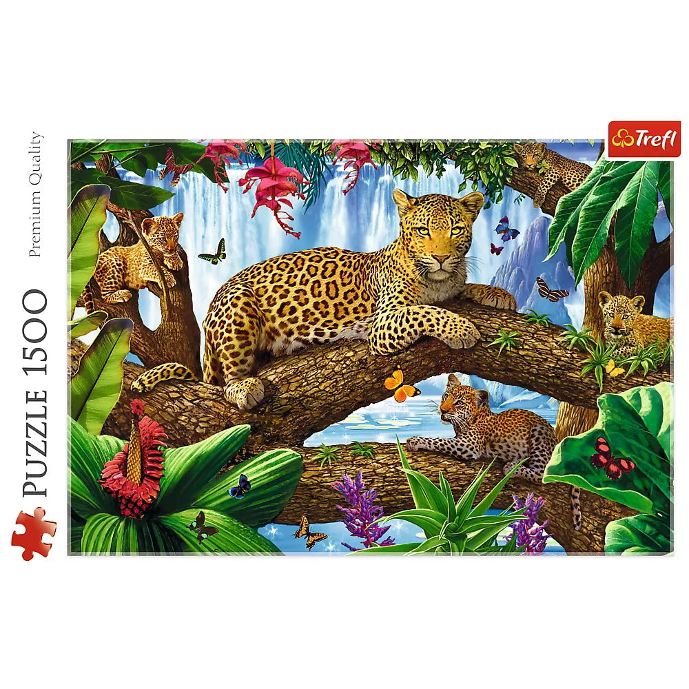 Puzzle Trefl 1500 Jaguar pihentető szünetben