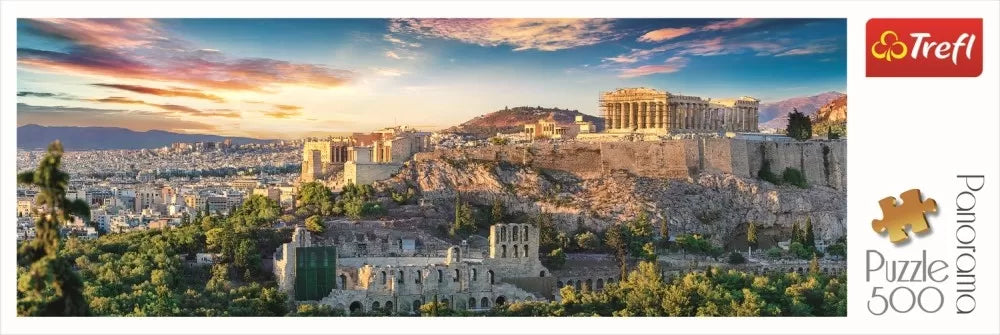 Puzzle trefl 500 panoráma Akropolisz Athén
