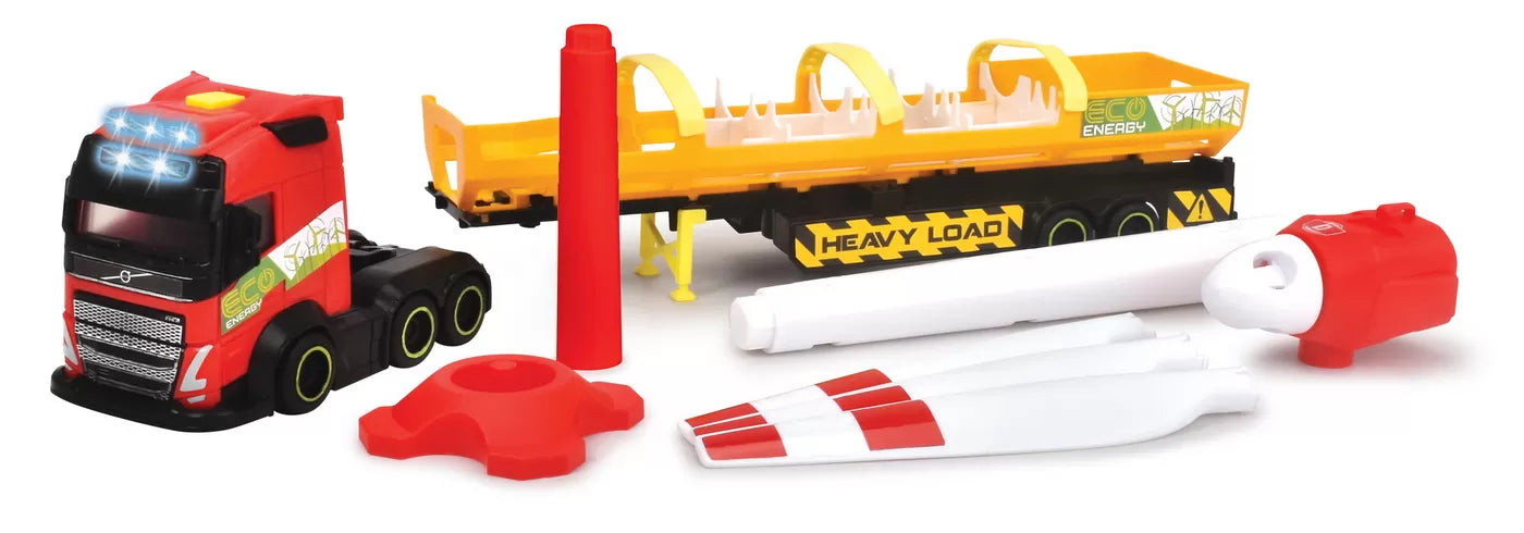 Teherautó és szélmalom szett 41cm