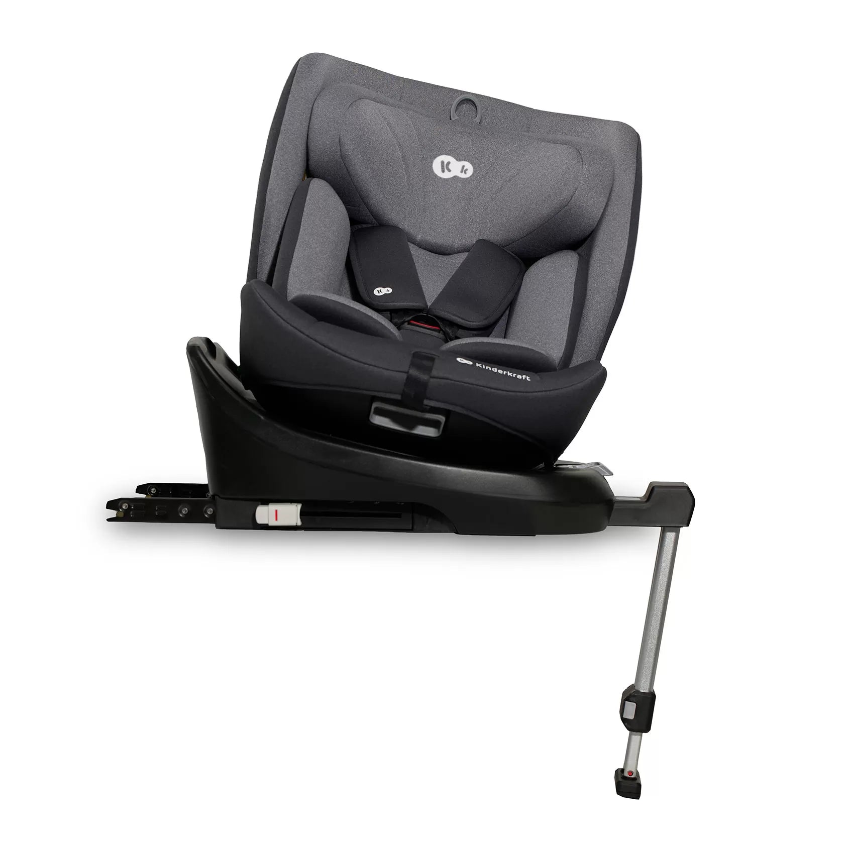 Scaun auto i-size, 40-150 cm, kinderkraft i-360, grey