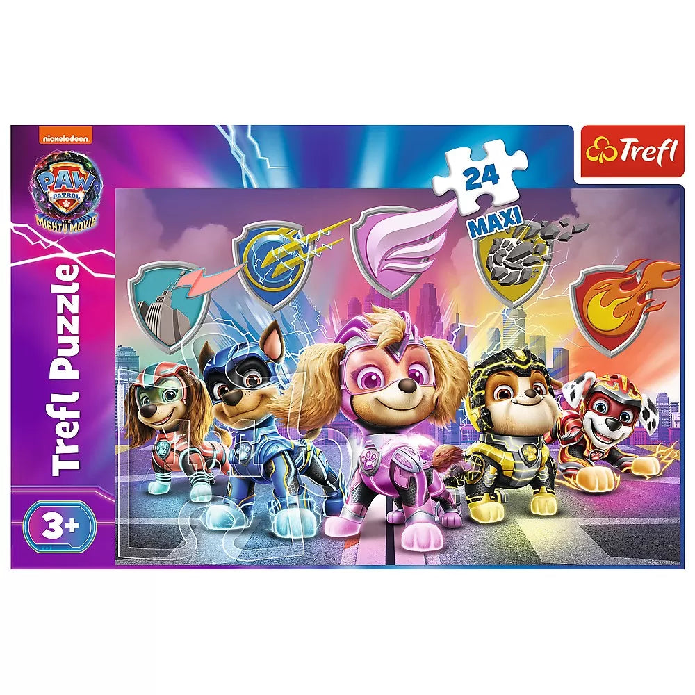 Puzzle trefl 24 maxi patrula catelusilor cateii in actiune