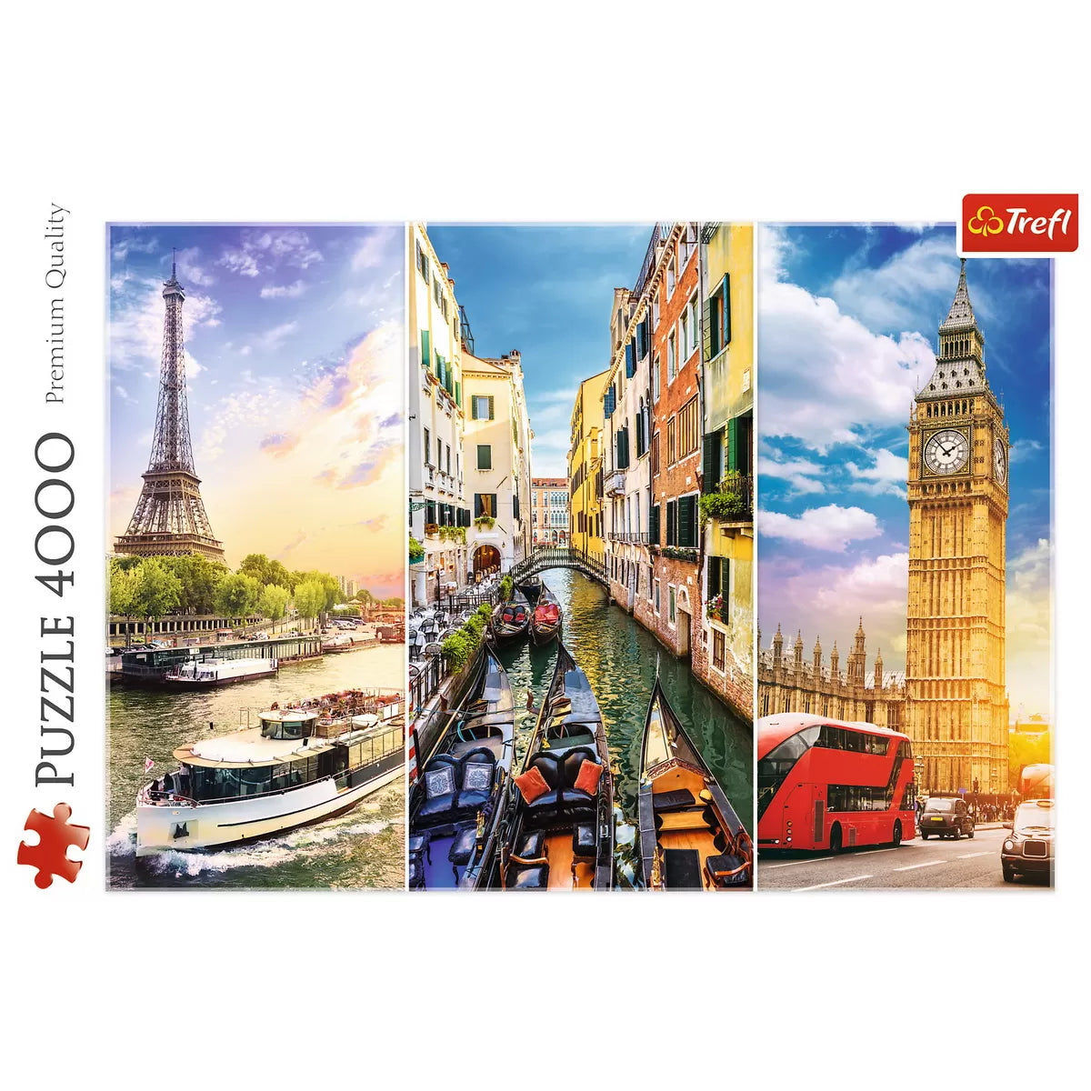 Puzzle trefl 4000 calatorie in europa