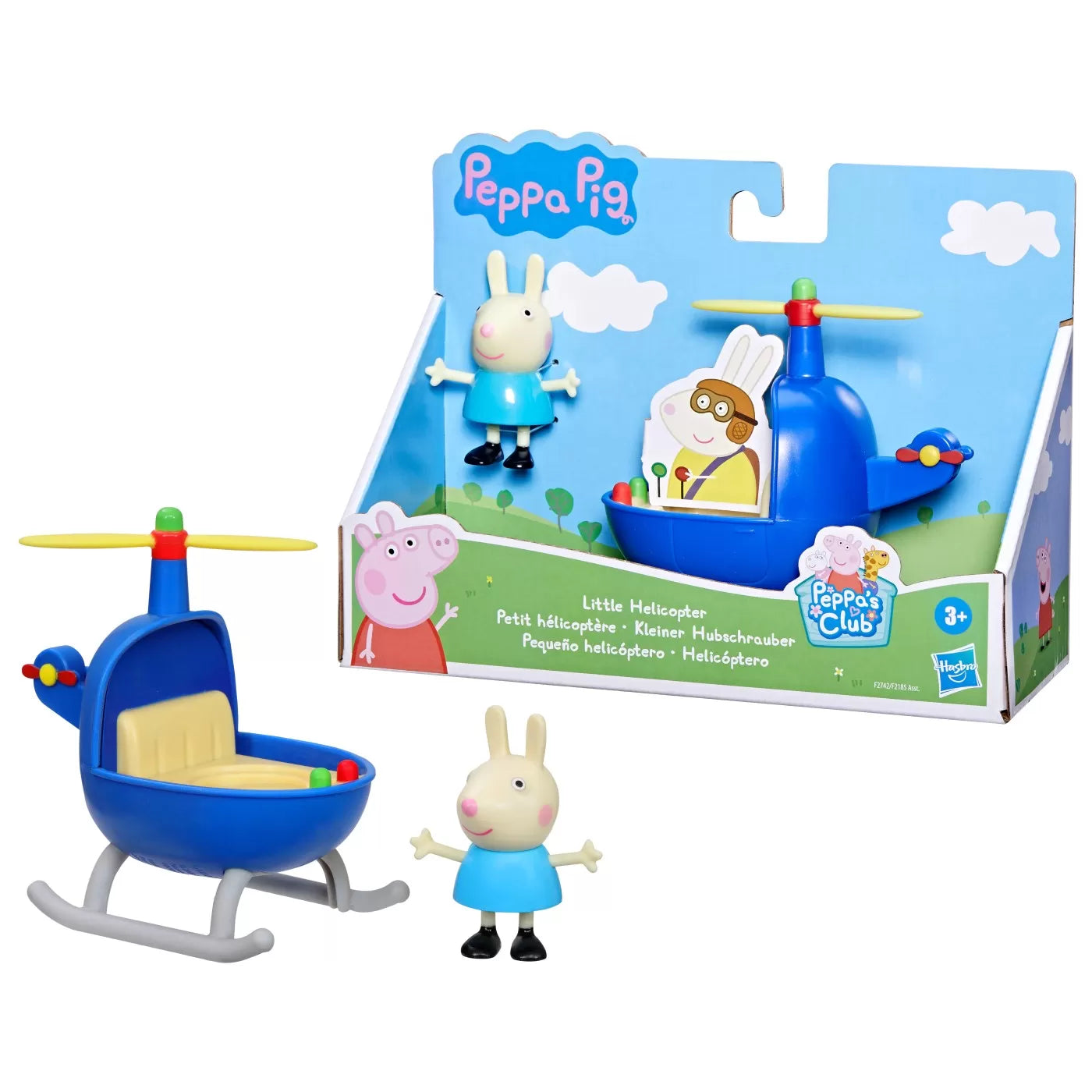 Peppa malac jármű kis helikopterfigurával