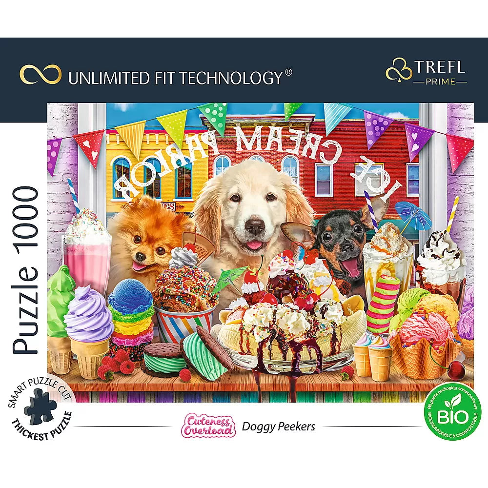 Puzzle trefl uft 1000 petrecerea catelusilor