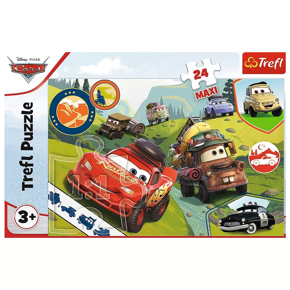 Puzzle trefl 24 maxi cars masinutele fericite