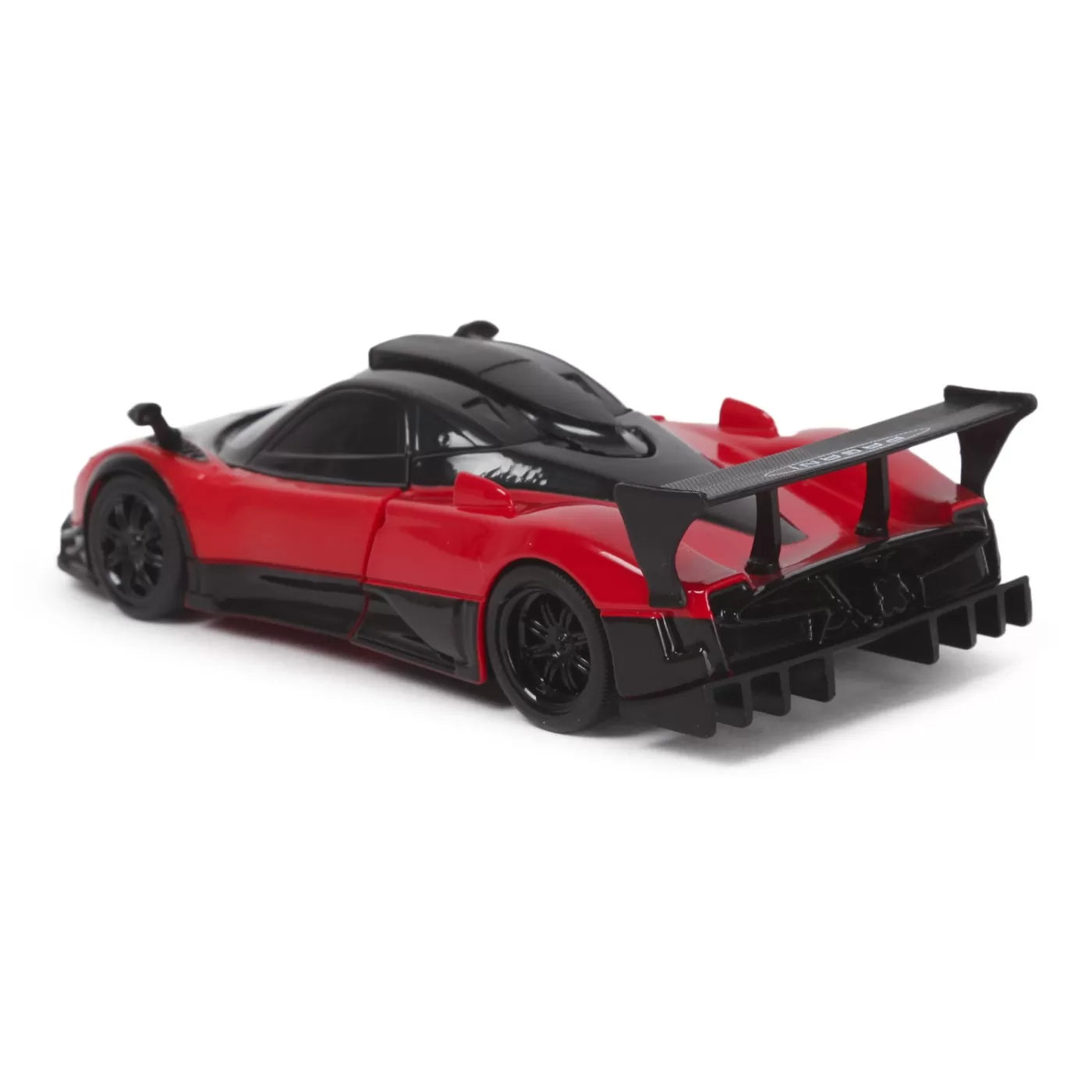 Pagani Zonda R piros kabrió fém autó 1-től 32-ig méretarányban