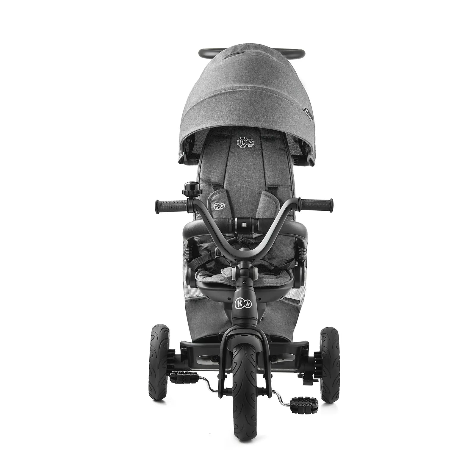 Tricicleta kinderkraft easytwist, platinum grey
