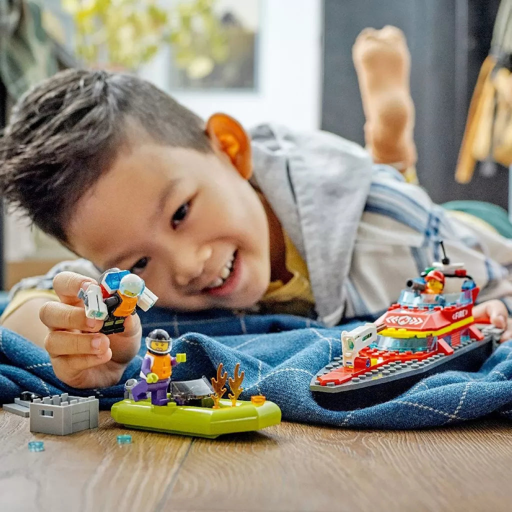 LEGO City Tűzoltó-mentőcsónak 60373